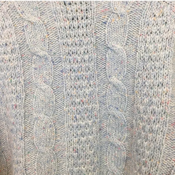 IZOD Vintage Oversized Chunky Cable Knit Sweater - Picture 6 of 6